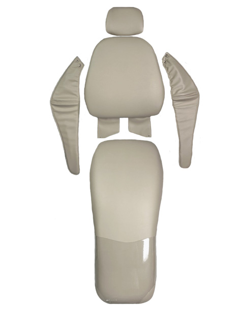 Upholstery Set; Narrow Back w/ Dettached Slings; Asepsis; Naugasoft (MUST SPECIFY COLOR)