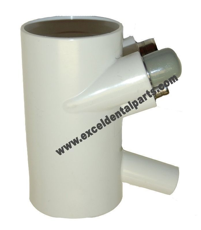 6000 Series Assistant Unit Belmont Solids Collector Body; White