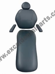 Uph Set; Wide Back; Art Headrest; Plush; Naugasoft (MUST SPECIFY COLOR) Pelton & Crane Spirit 2000