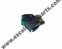 Switch, Rocker, 16A, 260A. Black; Marus