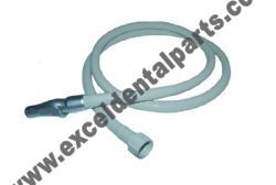 Precision Comfort HVE short With QD w/ light 5' light sand tubing & plastic adapter