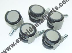 Casters; Pelton & Crane and Marus stools