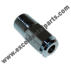 Valve QD 1/4" MPT to 1/4" shut off coupler